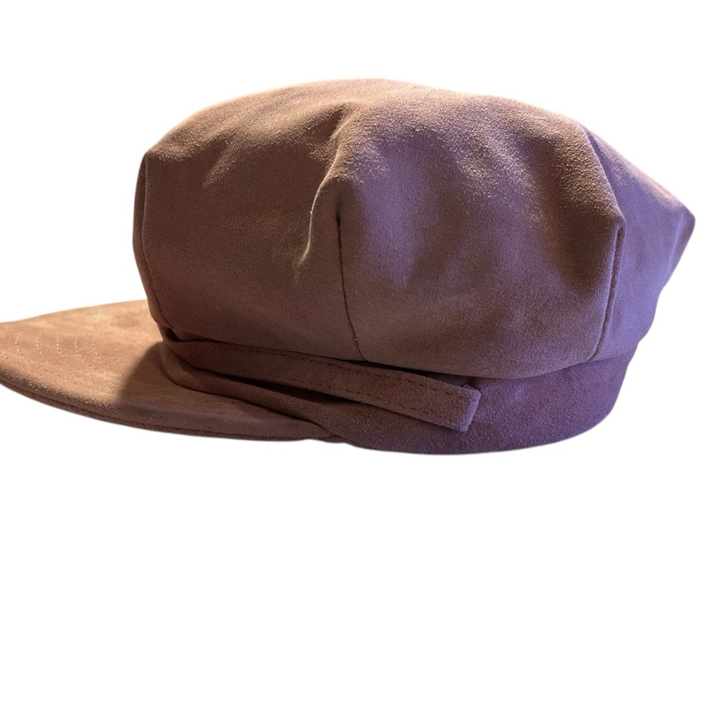 KOKIN Women’ Packable Pink Suede Newsboy Hat | Vintage - Picture 6 of 7